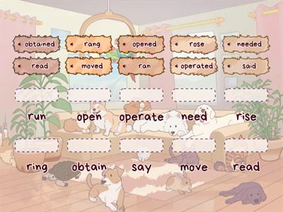 Verbs Week 1 Level 4 (past)