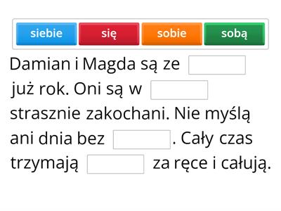 Sobie - siebie - się...