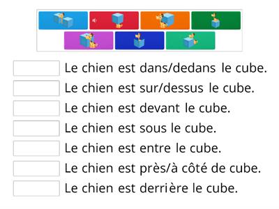 Les prepositions