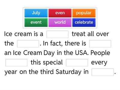 A Cool Treat - Module A page 11-12