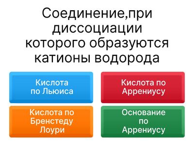 Электролитическая диссоциация,Кислотно-основные теории