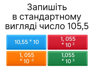 Стандартний вигляд числа