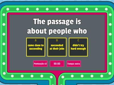 Unit 2 - Reading - Comprehension