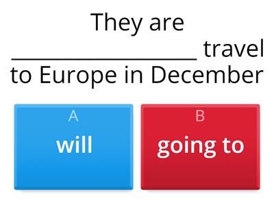 Will & Going To - 8vo