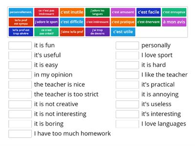 Reasons on school subjects (Dynamo 1 Module2)