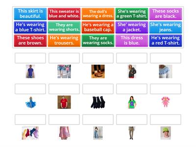 Clothes - Super Minds! 1, unit 7 (Get dressed).