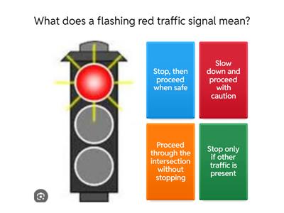 Traffic Signals Quiz