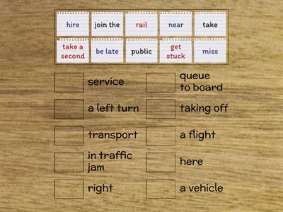 Unit 3 collocations test