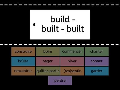 irregular verbs 3e part 2 (à revoir)