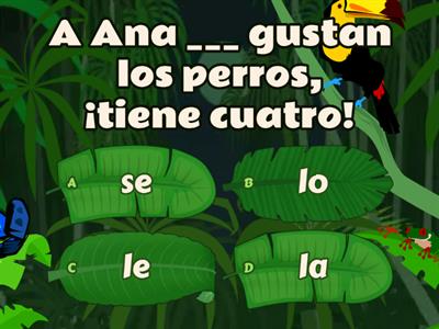  Pronombres de objeto directo, indirecto y dobles 