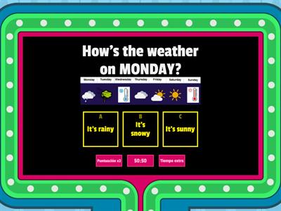  The Weather (Gameshow Quiz)