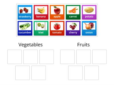 Fruits and vegetables