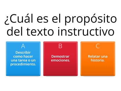 Texto instructivo