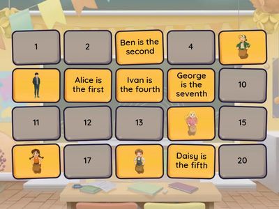 Ordinal Numbers: Funny Race