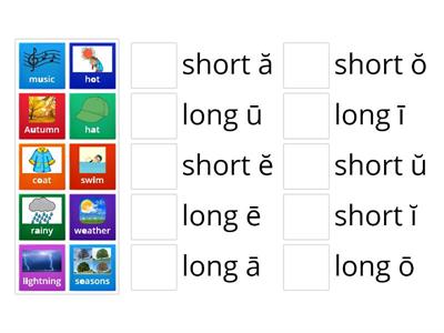 ESL - Vowel Sort