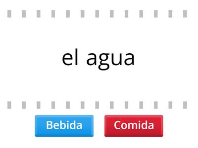 ¿Bebida o comida? (El desayuno) 