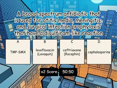 Anti-Infectives by Name (from NSG-318 Topic 10 TTE)