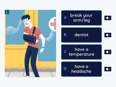 Health problems: vocabulary