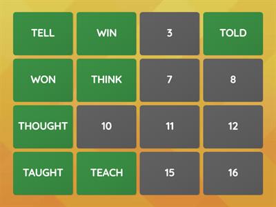 Irregular verbs