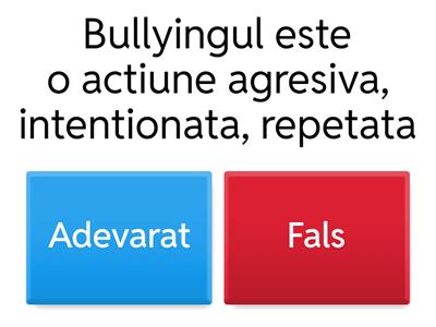 Bullyingul - joc didactic