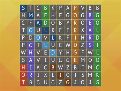 GOLDILOCKS: WORDSEARCH