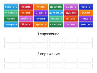 1-2 спряжение