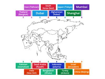 Asia (Common Entrance Map)