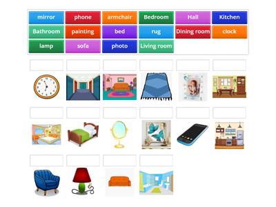 Parts of the house and objects