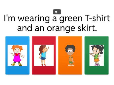 CLOTHES "I'm wearing ..." 