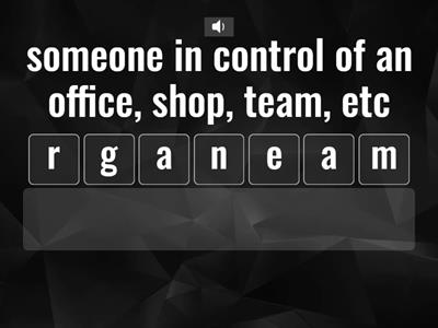 ENTRY 3: Workplace Vocabulary