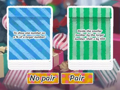 Christmas math instructions 