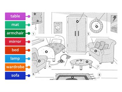 Super Minds 2 Unit 5 Furniture