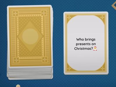 Speaking cards -  A1 level Christmas