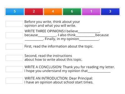 Writing an opinion letter