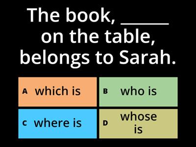 U3 & U4: Adjective Clauses