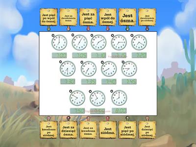 Słownictwo - Która jest godzina?