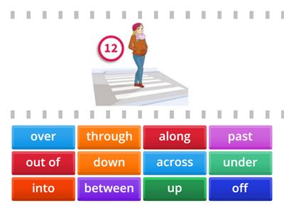 Match Own It 2 Unit 3 Prepositions of movement