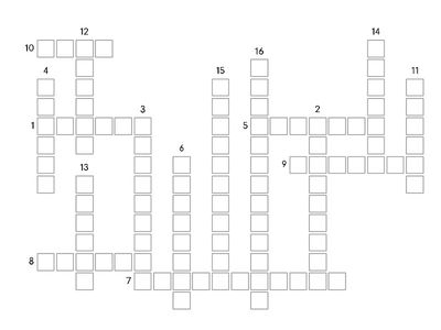 Knowledge Crossword Puzzle