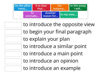 Mindset 1 Unit 8 Writing Linking ideas