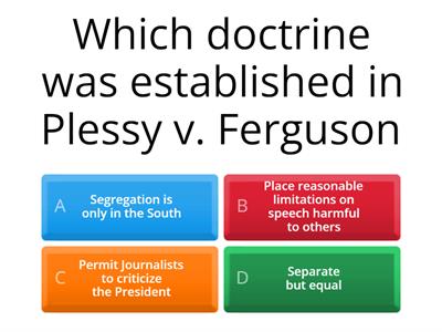 Civics review Practice test
