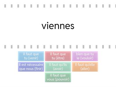 Le subjonctif