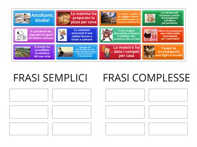 Frase Semplice e Frase Complessa