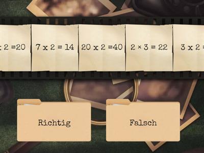 Geschwindigkeitssortierung 2er Reihe