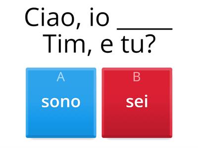 Test grammatica (Dieci, Lezione 1, pag. 26 n. 1)