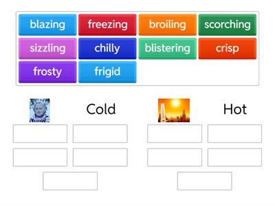  Hot and Cold Synonyms