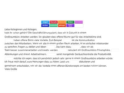 DTB B2 Forumsbeitrag| Thema Bürogestaltung