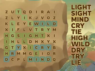Long i word search