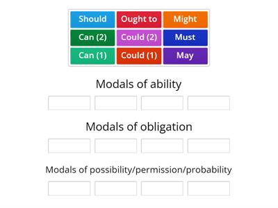 Modal verbs