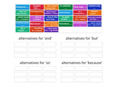 Alternative Conjunctions