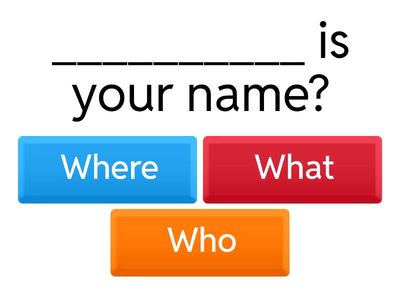  Wh-questions verb to be